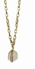 Tre Ariane Neck Gold Clear - One Size - Necklace - Jewelry