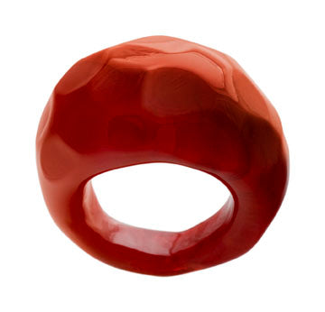Tre Gisele Red Red - Md - Ring - Jewelry
