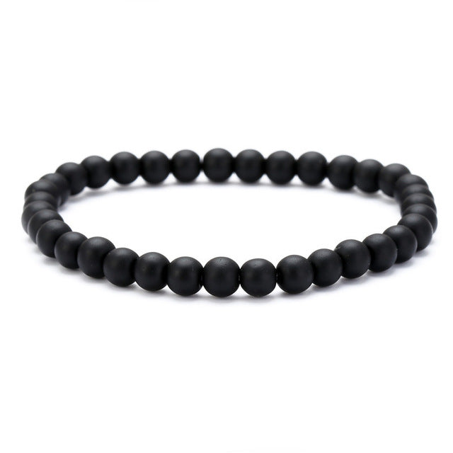 Stone Men's Bead Bracelet