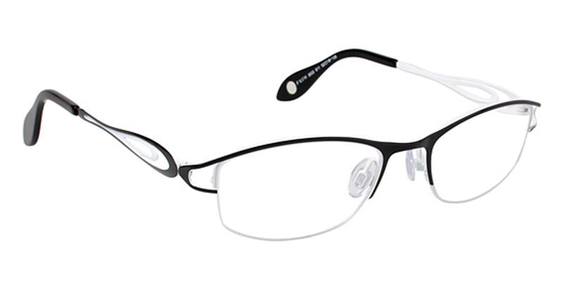 FYSH \ F-3533 \ BLACK WHITE \ 811 \ 52-18 \ 135 \ OPTICAL
