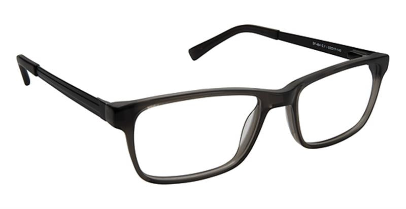 SUPER FLEX \ SF-484 \ GREY BLACK \ 1 \ 53- 17 \ 140 \ Optical Frame