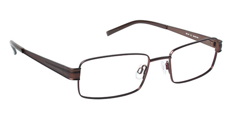 SUPER FLEX \ SF-417 \ BROWN \ 1 \ 53- 18 \ 145 \ Optical Frame