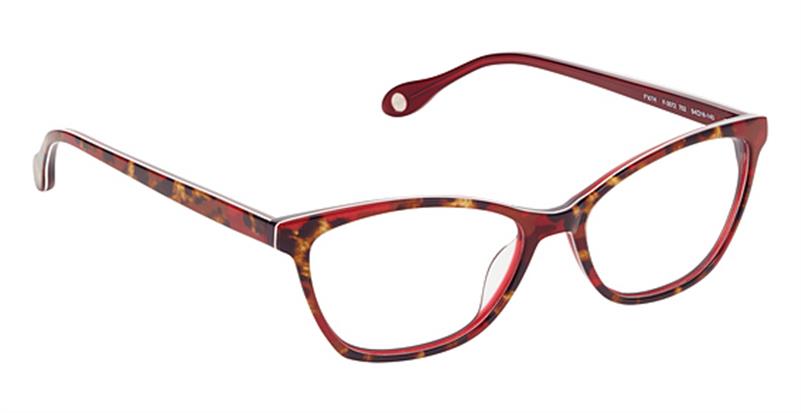 FYSH \ F-3572 \ RED LEOPARD \ 702 \ 54-16 \ 140 \ OPTICAL