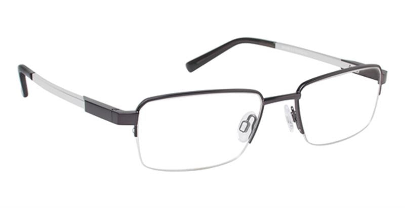 SUPER FLEX \ SF-429 \ CHARCOAL SILVER \ 1 \ 53- 18 \ 145 \ Optical Frame