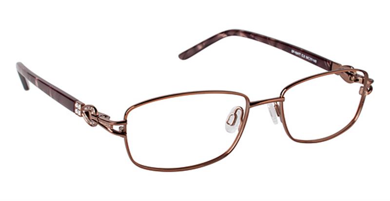 SUPER FLEX \ SF-1047T \ BROWN \ 3 \ 54- 17 \ 140 \ Optical Frame