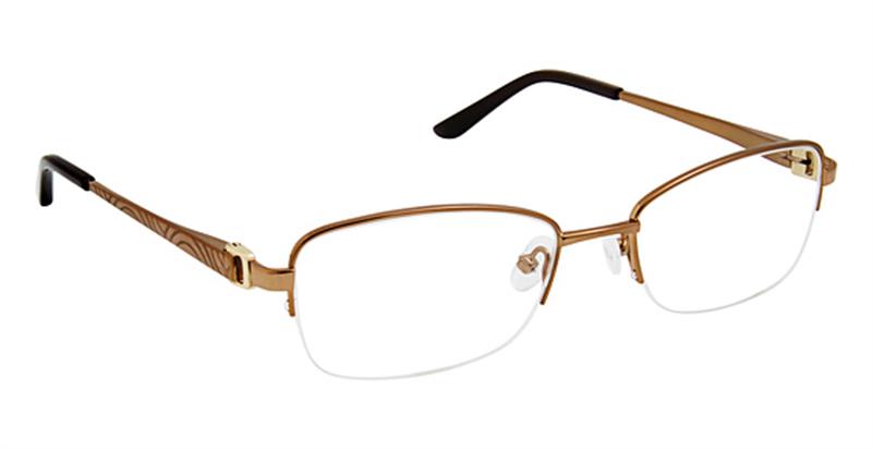 SUPERFLEX TECH \ SF-1111T \ BROWN GOLD \ S102 \ 54-18-135 \ OPTICAL