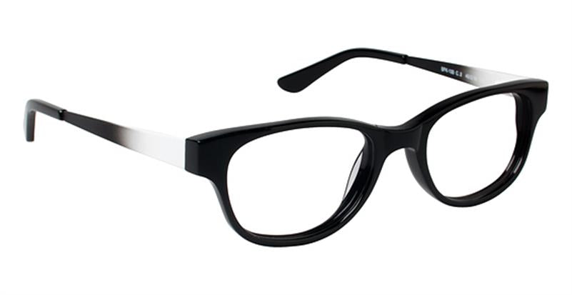 SUPER FLEX KIDS \ SFK-133 \ BLACK WHITE \ 2 \ 43 - 16 \ 120 \ OPTICAL