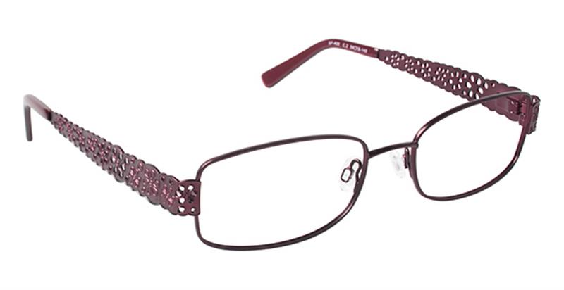 SUPER FLEX \ SF-408 \ BURGUNDY \ 2 \ 52- 18 \ 135 \ Optical Frame