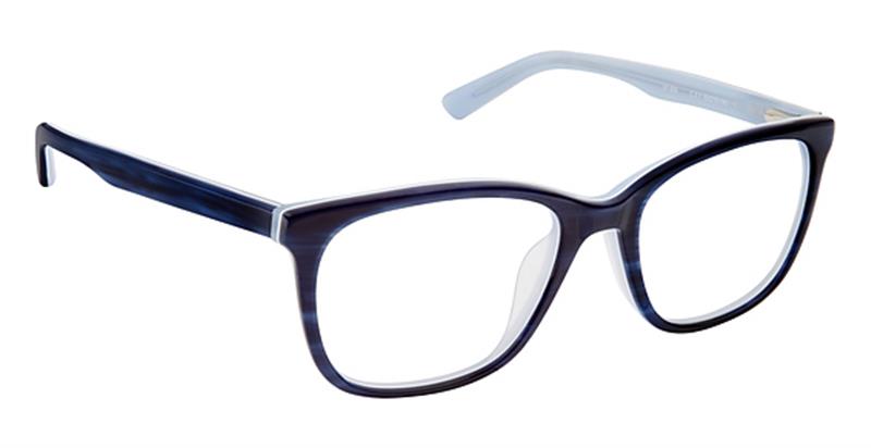 SUPER FLEX \ SF-506 \ NAVY \ 3 \ 54-18 \ 145 \ Optical Frame