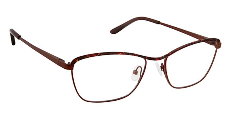 SUPERFLEX TECH \ SF-1112T \ BROWN DEMI TORT \ M202 \ 55-16-140 \ OPTICAL