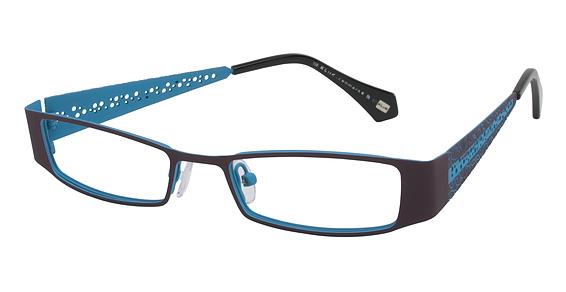 KLIIK \ K-411 \ PURPLE TURQ \ 245 \ 47-17 \ 135 \ OPTICAL