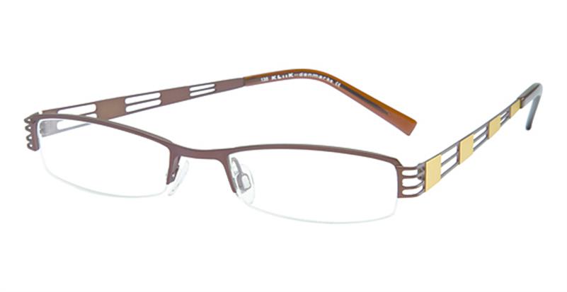 KLIIK \ K-287 \ BROWN LEMON \ 236 \ 48-18 \ 135 \ OPTICAL