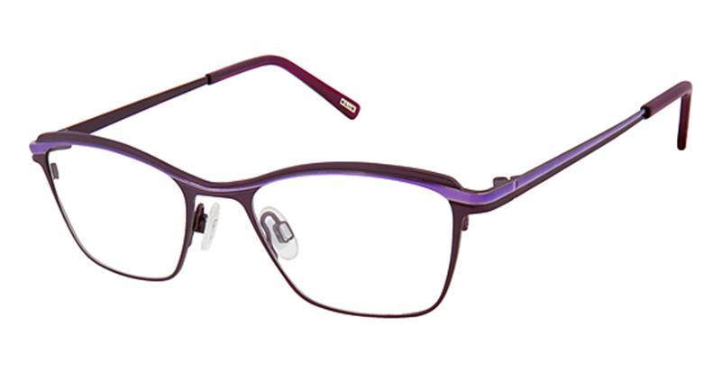 KLIIK \ K-643 \ PLUM MAUVE \ S207 \ 46-17-135 \ OPTICAL