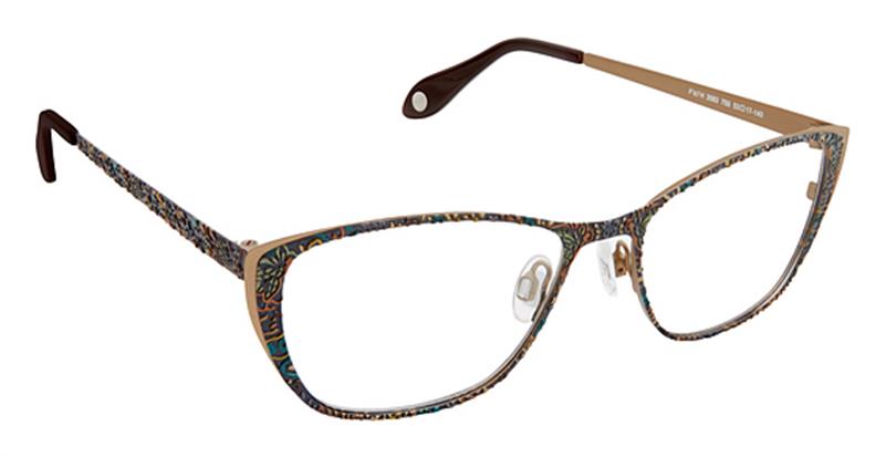 FYSH \ F-3583 \ NAVY GOLD \ 750 \ 53-17 \ 140 \ OPTICAL