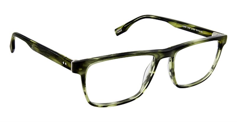 EVATIK \ E-9149 \ OLIVE STRIPE \ 994 \ 55-18 \ 145 \ OPTICAL