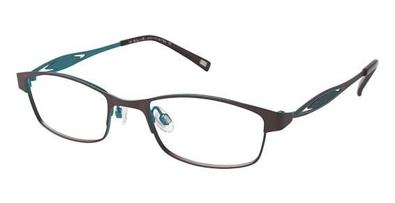 KLIIK \ K-535 \ BROWN TURQUOISE \ 420 \ 47-17 135 \ OPTICAL