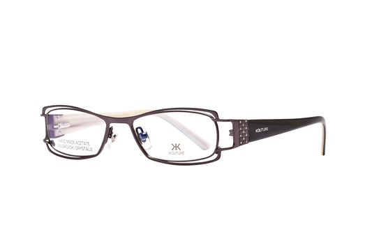Kouture Kh1502  Dark Grey Black Buffalo  Optical