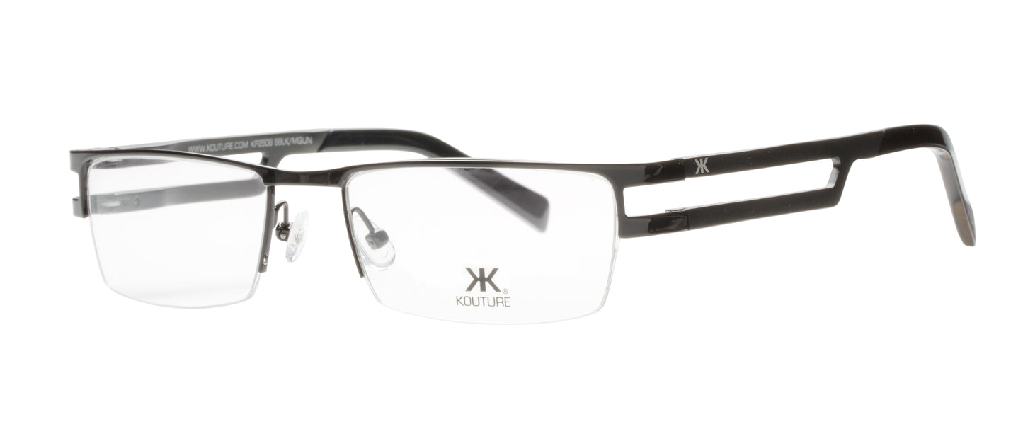 Kouture Kp2506  Shiny Black Matt Gun  Optical