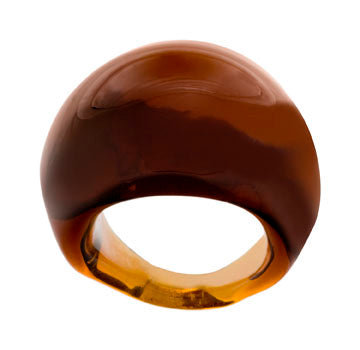 Tre Nina Dark Amber - Md  -  Ring - Jewelry