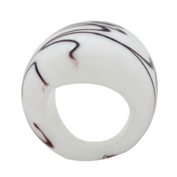 Tre Nina Zebra Black - Sm  -  Ring - Jewelry