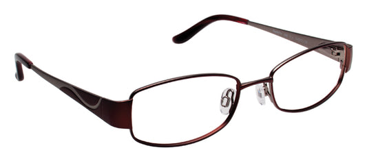 SUPER FLEX \ SF-396 \ BURG GUNMETAL \ 3 \ 53- 17 \ 135 \ Optical Frame 