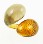 Tre Snake Gold Smoke - Lg  -  Ring - Jewelry