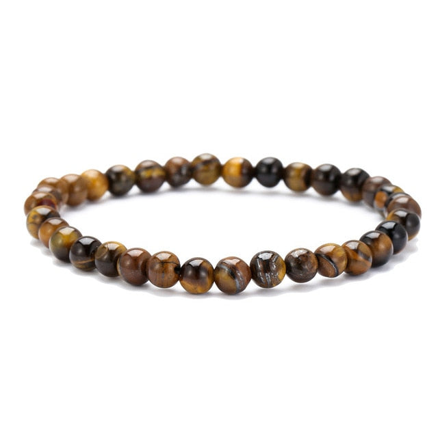 Stone Men's Bead Bracelet
