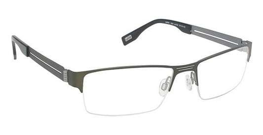 EVATIK \ E-9058 \ OLIVE GREY \ 633 \ 57-18 \ 145 \ OPTICAL
