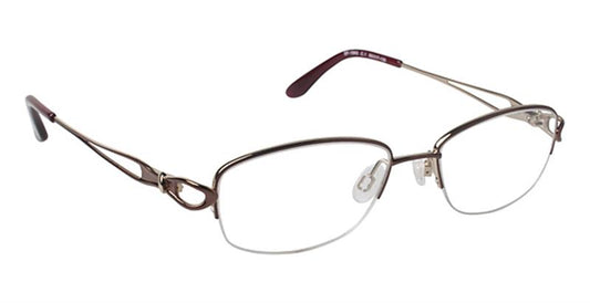 SUPER FLEX \ SF-1043T \ BROWN GOLD \ 1 \ 52- 17 \ 135 \ Optical Frame 