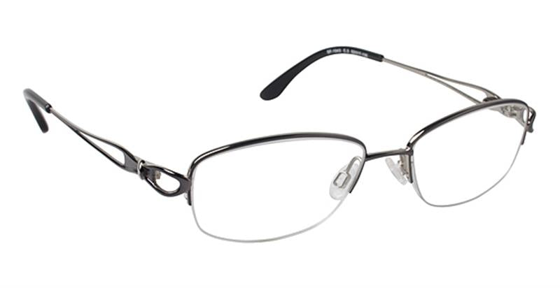 SUPER FLEX \ SF-1043T \ GUN SILVER \ 3 \ 52- 17 \ 135 \ Optical Frame 