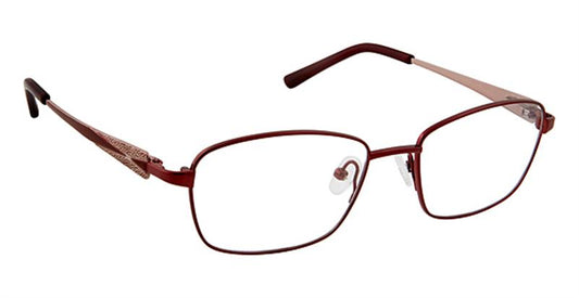 SUPERFLEX TECH \ SF-1104T \ BURGUNDY ROSE \ S106 \ 52-17-130 \ OPTICAL