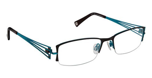 FYSH \ F-3448 \ BROWN TURQUOISE \ 725 \ 52 - 18 \ 135 \ OPTICAL