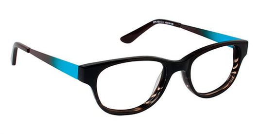 SUPER FLEX KIDS \ SFK-133 \ BROWN TURQUOISE \ 3 \ 45 - 16 \ 125 \ OPTICAL