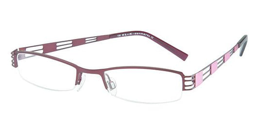 KLIIK \ K-287 \ BURGUNDY ROSE \ 237 \ 48-18 \ 135 \ OPTICAL