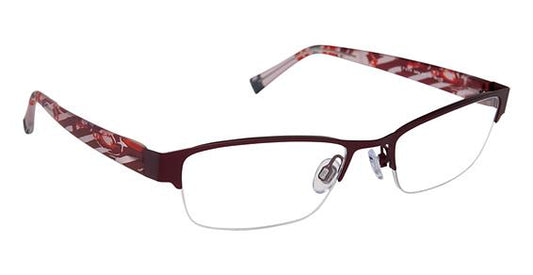 FYSH \ F-3454 \ BURGUNDY \ 917 \ 53 - 18 \ 135 \ OPTICAL