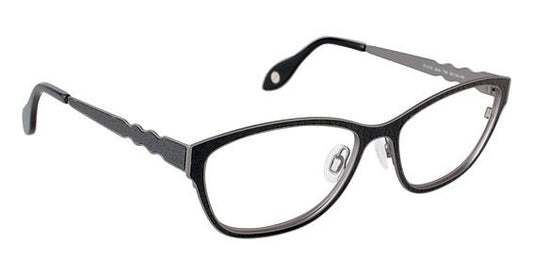 FYSH \ F-3544\ BLACK SNAKESKIN \ 759 \ 53-16 \ 140 \ OPTICAL