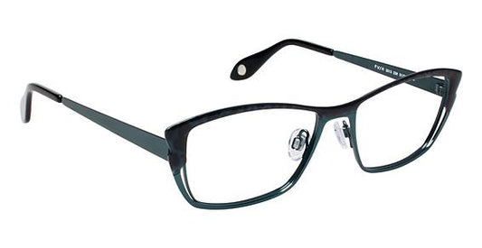 FYSH \ F-3513 \ TURQ LEOPARD \ 238 \ 51-17 \ 145 \ OPTICAL