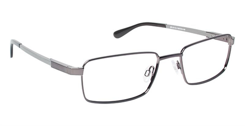 SUPER FLEX \ SF-411 \ GUN SILVER \ 1 \ 56- 18 \ 145 \ OPTICAL