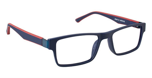 SUPER FLEX \ SF-434 \ NAVY RED \ 1 \ 49- 16 \ 135 \ Optical Frame 