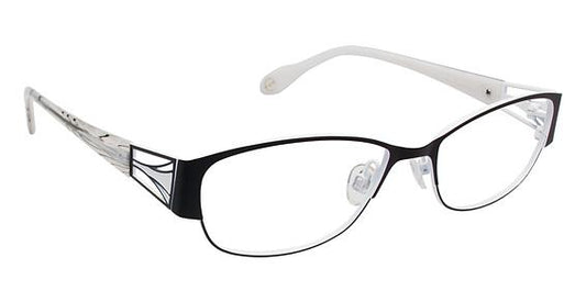 FYSH \ F-3504 \ BLACK WHITE \ 624 \ 54-16 \ 135 \ OPTICAL