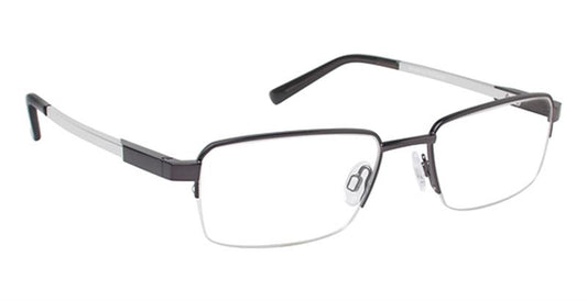 SUPER FLEX \ SF-429 \ CHARCOAL SILVER \ 1 \ 53- 18 \ 145 \ Optical Frame 