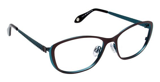FYSH \ F-3497 \ BROWN AQUA \ 400 \ 52-17 \ 135 \ OPTICAL