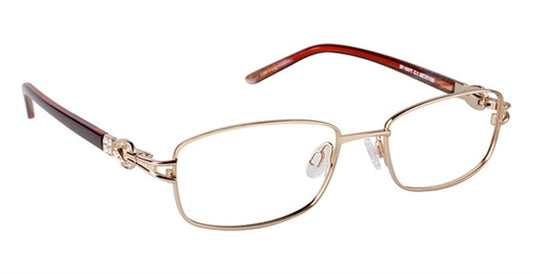 SUPER FLEX \ SF-1047T \ GOLD \ 1 \ 54- 17 \ 140 \ Optical Frame 