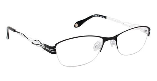 FYSH \ F-3528 \ BLACK WHITE \ 185 \ 53-18 \ 135 \ OPTICAL