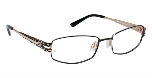 SUPER FLEX \ SF-420 \ BLACK GOLD \ 2 \ 51- 17 \ 130 \ Optical Frame 