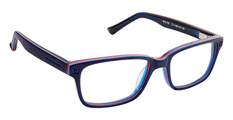 SUPER FLEX KIDS \ SFK-176 \ NAVY RED \ 46-15 \ 125 \ 1 \ OPTICAL
