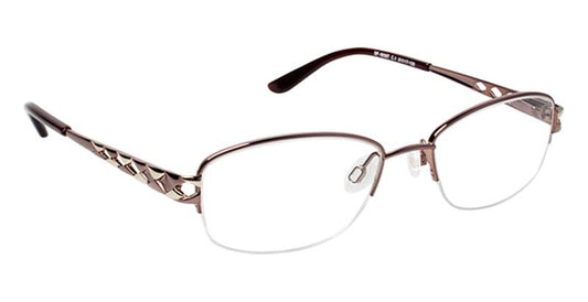 SUPER FLEX \ SF-1038T \ BROWN GOLD \ 1 \ 53- 17 \ 135 \ Optical Frame 