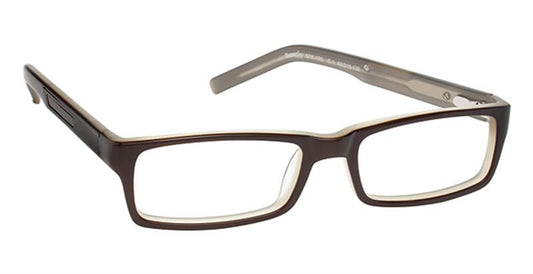 SUPER FLEX KIDS \ SFK-100 \ BROWN CREAM \ 1 \ 48 - 16 \ 130 \ Optical Frame 