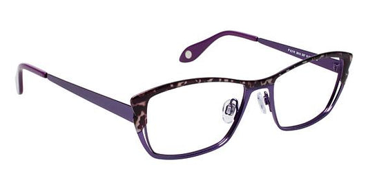 FYSH \ F-3513 \ PURPLE LEOPARD \ 237 \ 51-17 \ 145 \ OPTICAL