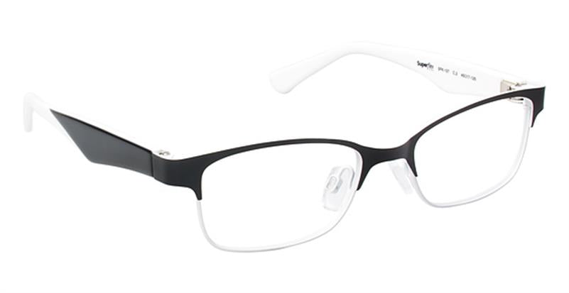 SUPER FLEX KIDS \ SFK-127 \ BLACK WHITE \ 2 \ 47- 17 \ 130 \ OPTICAL